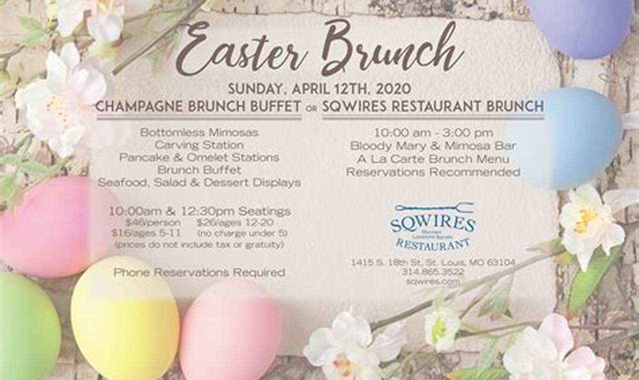 Easter Brunch On Long Island Ny