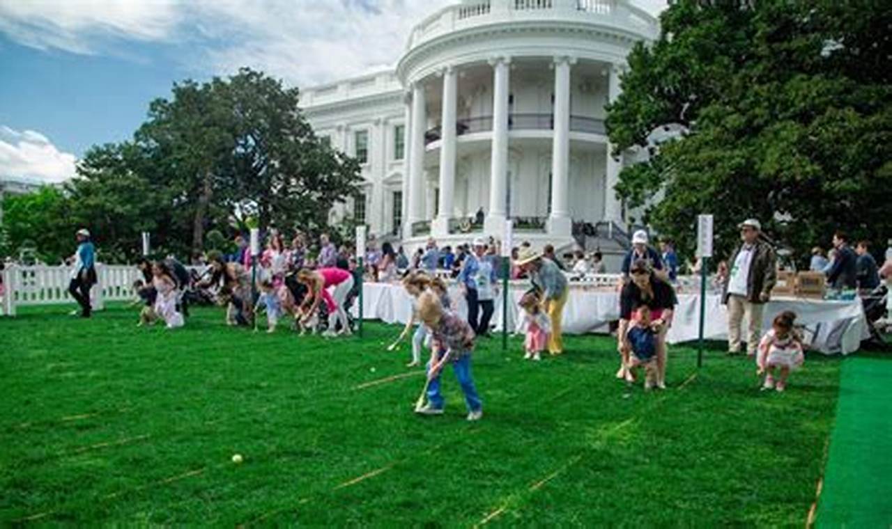 Easter Egg Hunt White House 2024