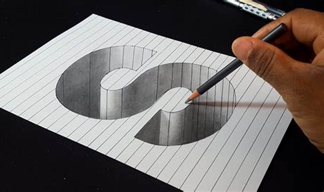 Easy 3D Pencil Sketch: Bring Depth to Your Drawings