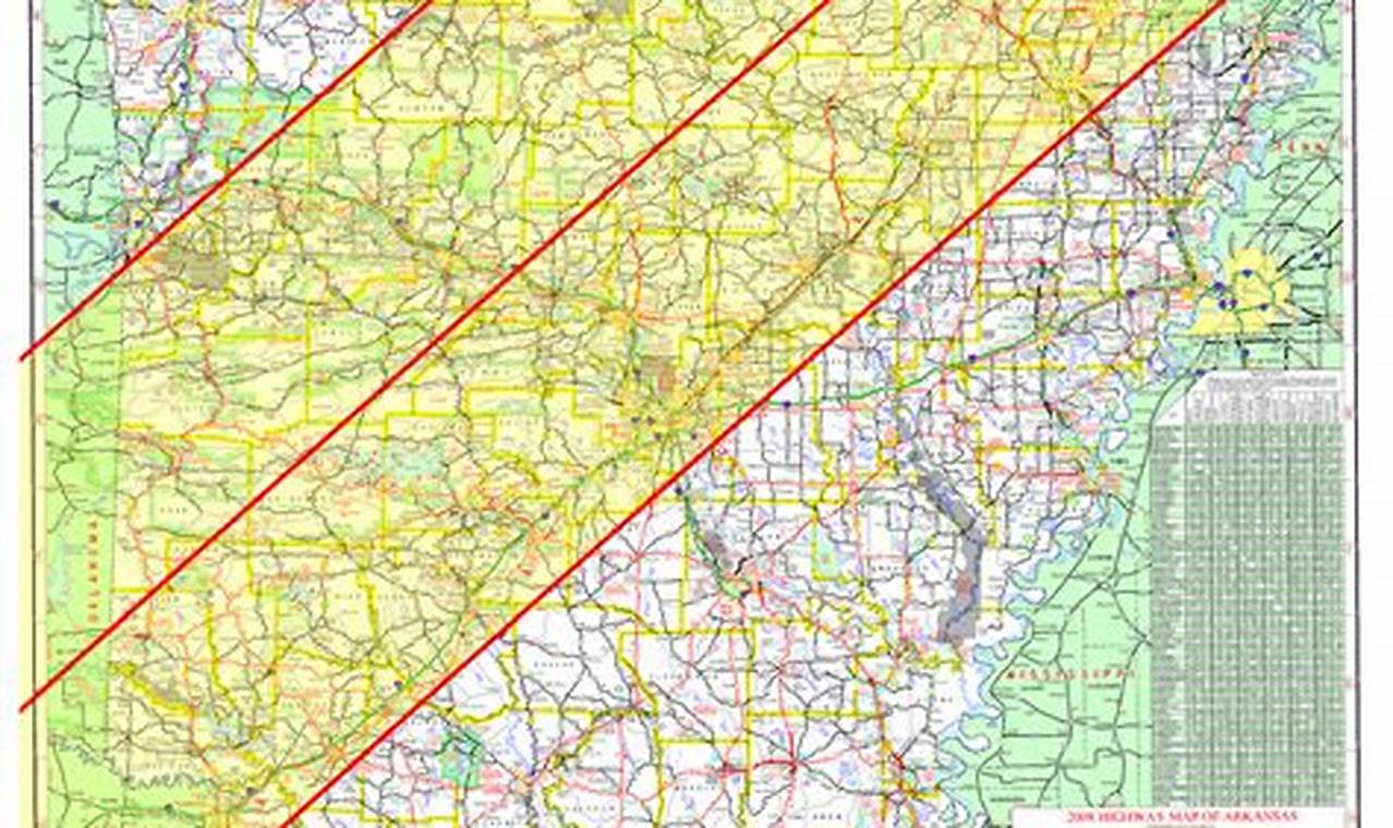 Eclipse 2024 Map Arkansas