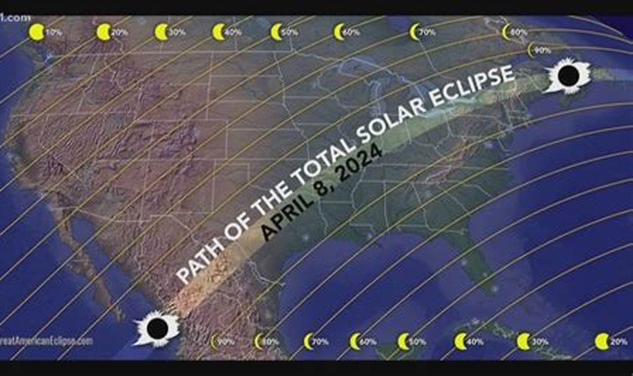 Eclipse Map For 2024