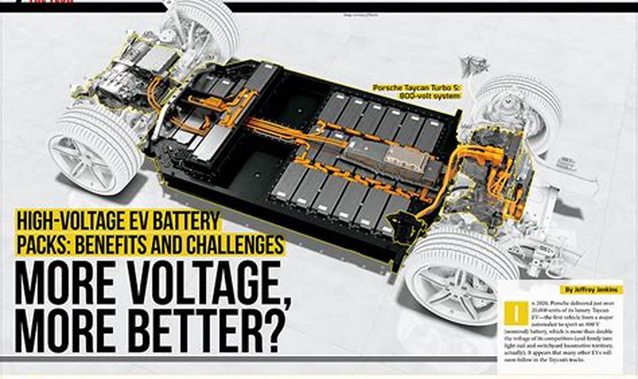 Electric Vehicle Battery Pack Voltage