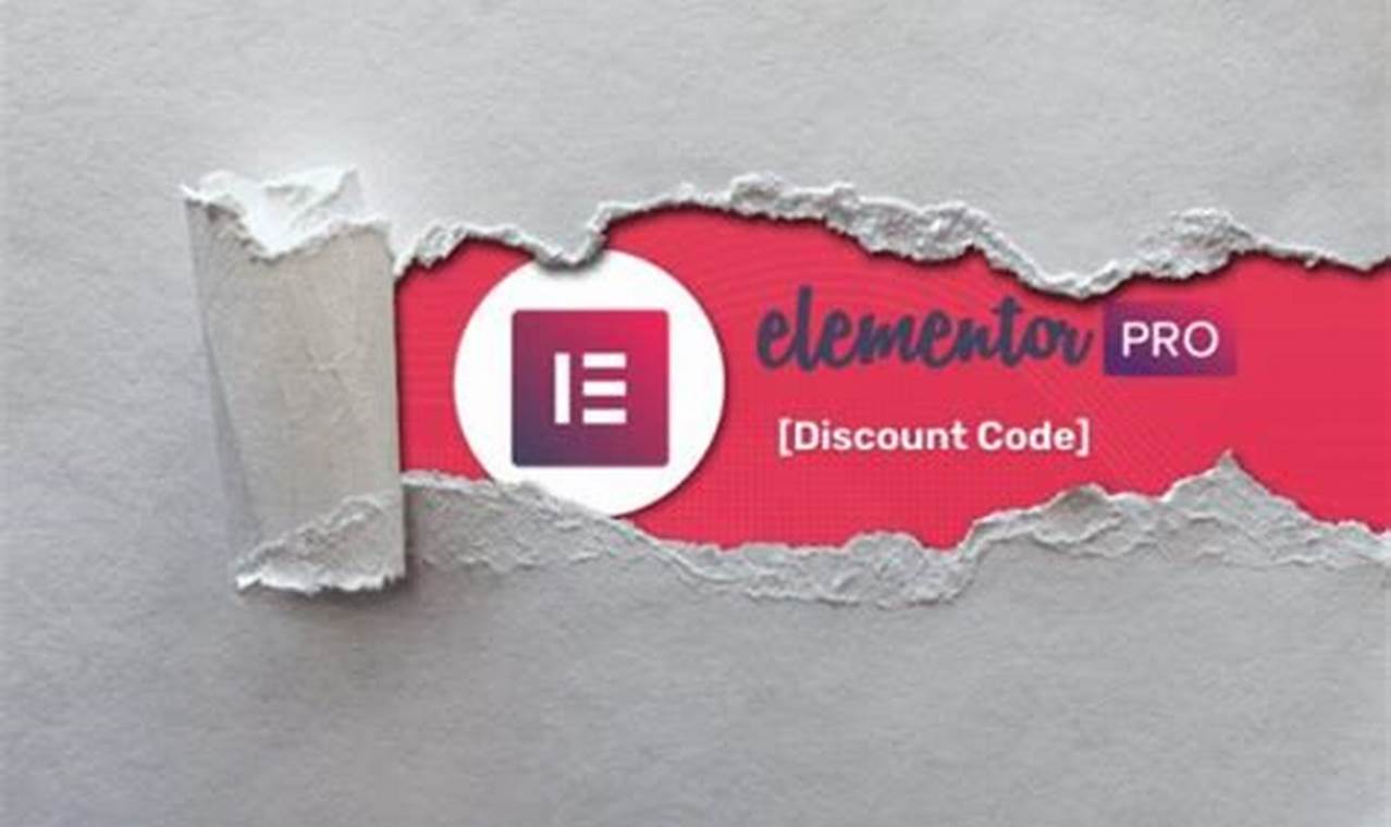 Elementor Pro Discount Code 2024