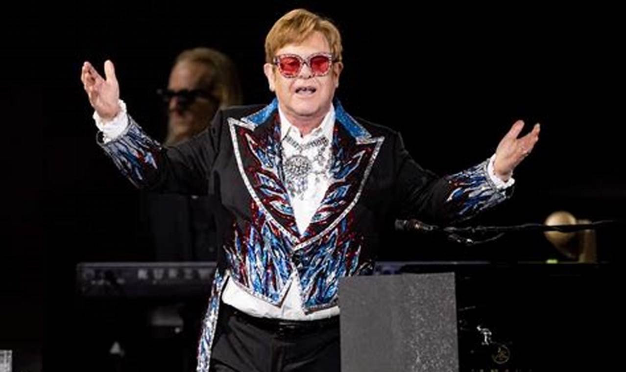 Elton John At Glastonbury 2024