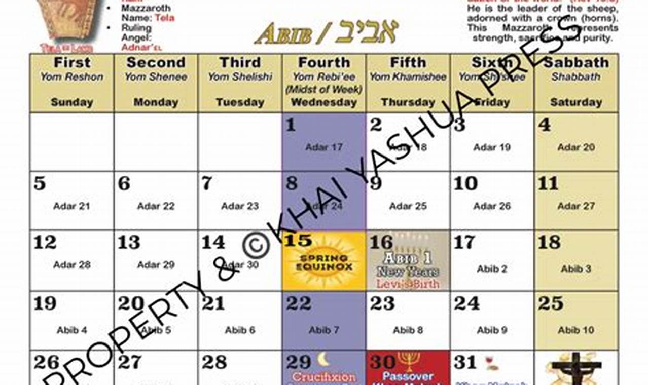 Enoch Calendar 2024