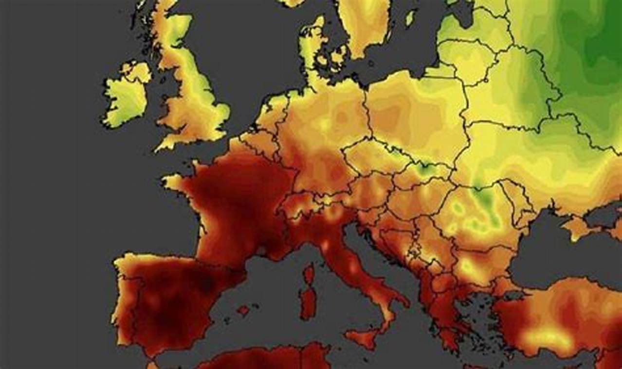 Europe Heat Wave 2024 Map