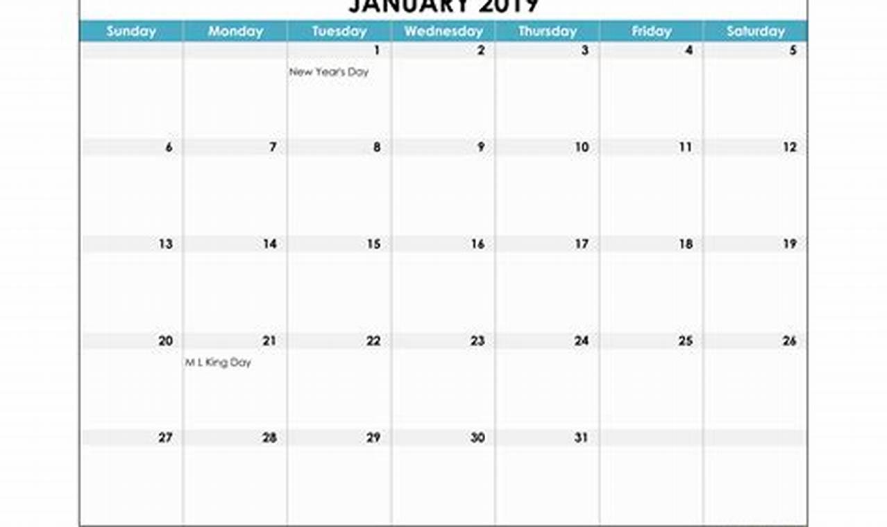 Unlock Efficient Scheduling: Master Excel Calendar Template Free for Peak Productivity