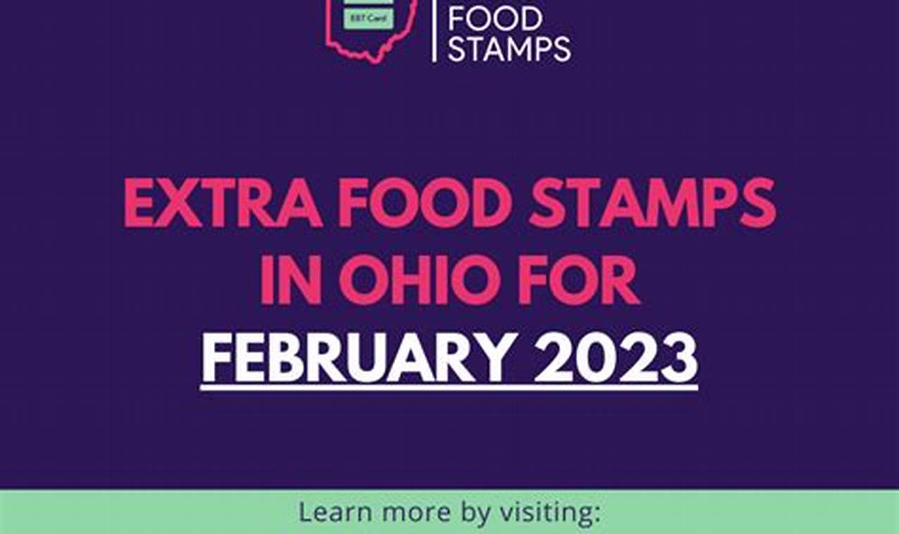 Extra Food Stamps February 2024 Ohio