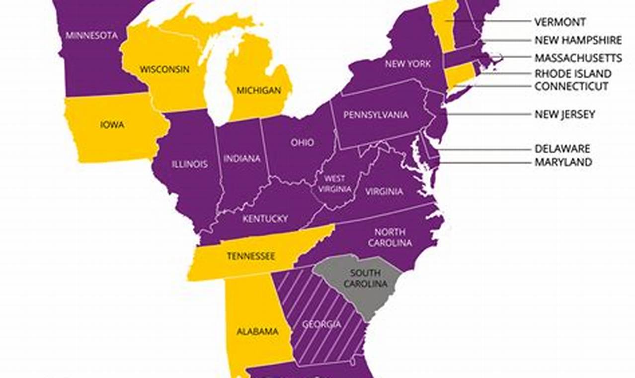 Ez Pass States Map 2024