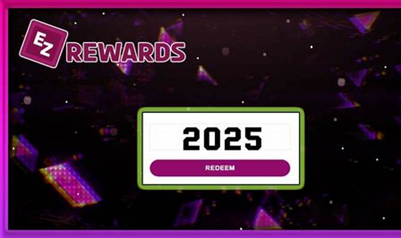 Ez Rewards Promo Codes 2024