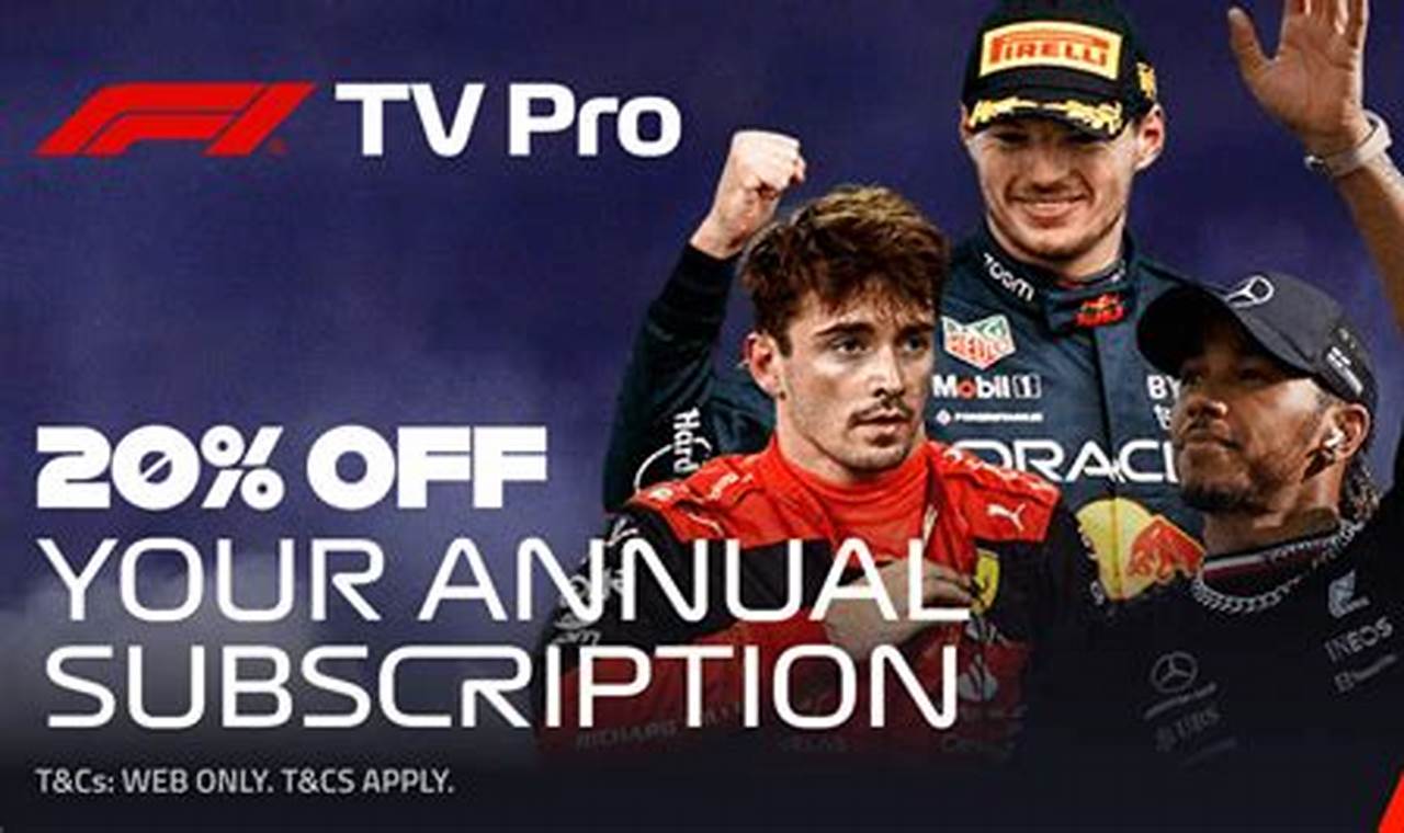 F1 Tv Subscription Cost