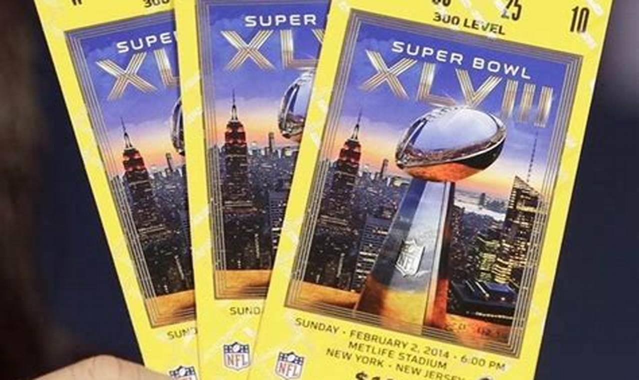 Face Value Of 2024 Super Bowl Tickets