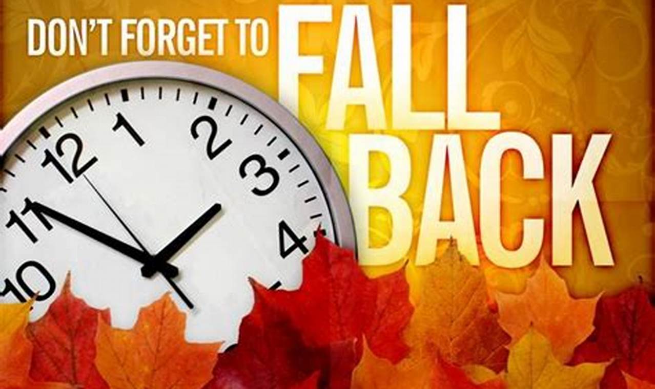 Fall Back Clocks 2024