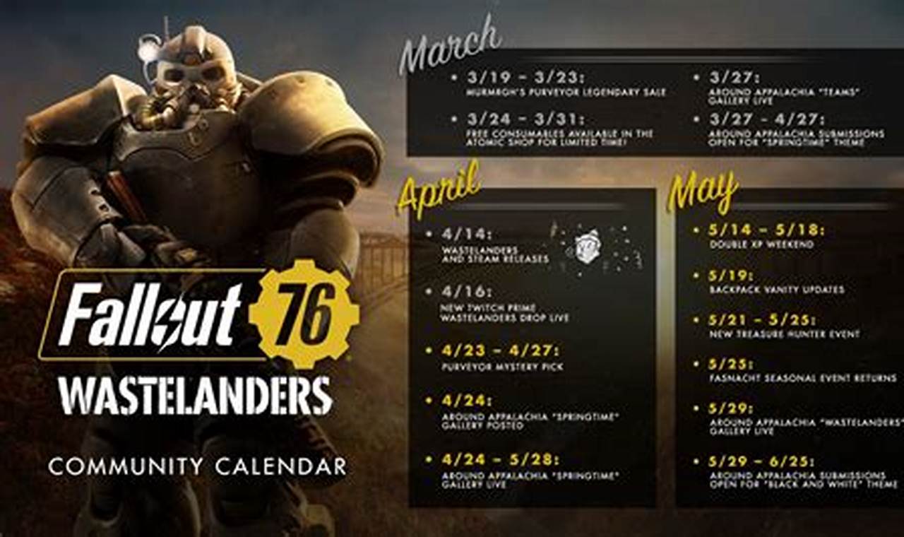 Fallout 76 Community Calendar 2024