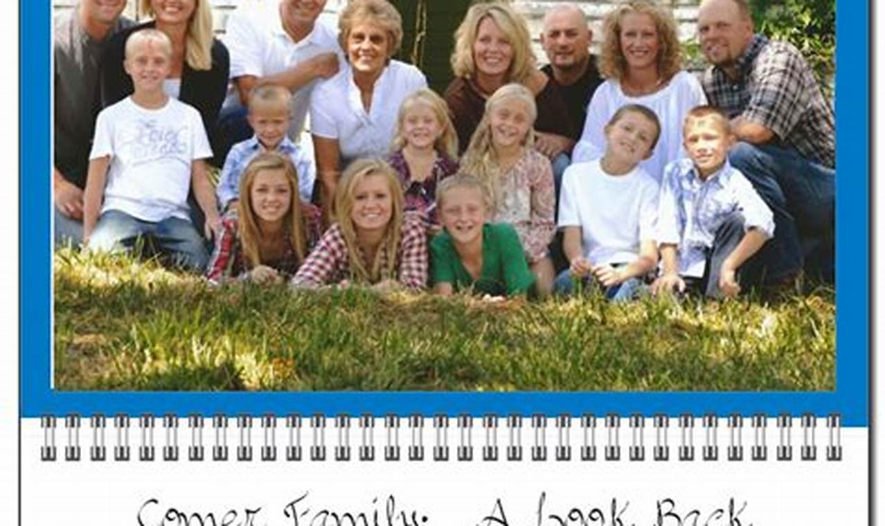 Family Photo Calendars 2024