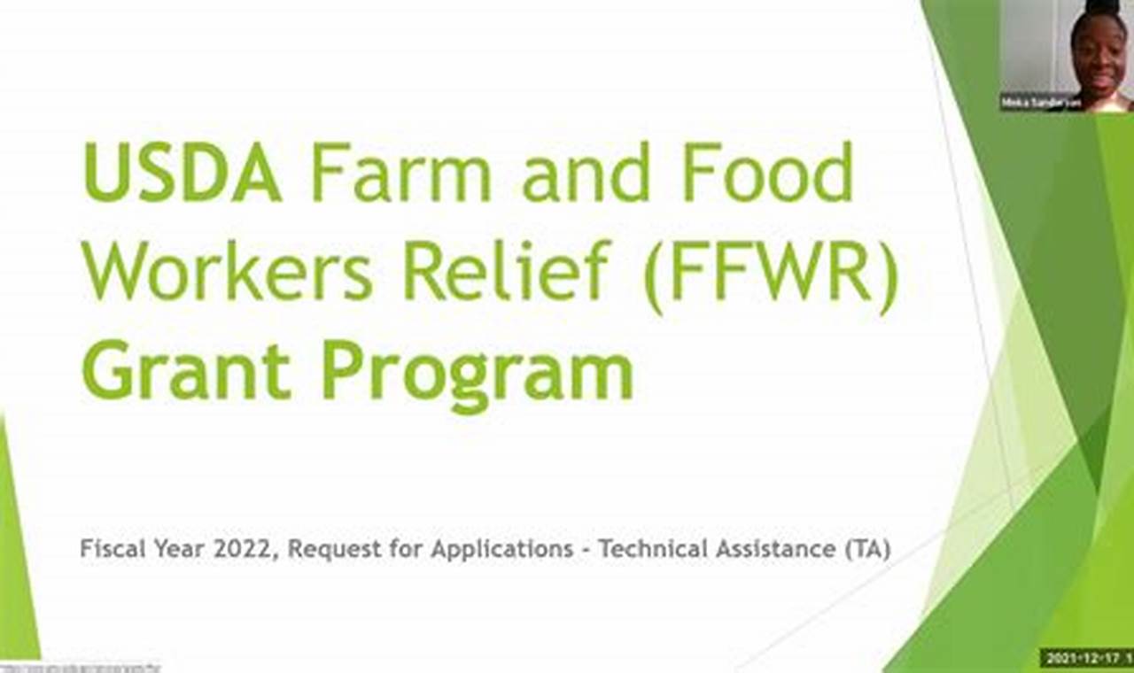 Farm And Food Workers Relief Grant Program Application 2024