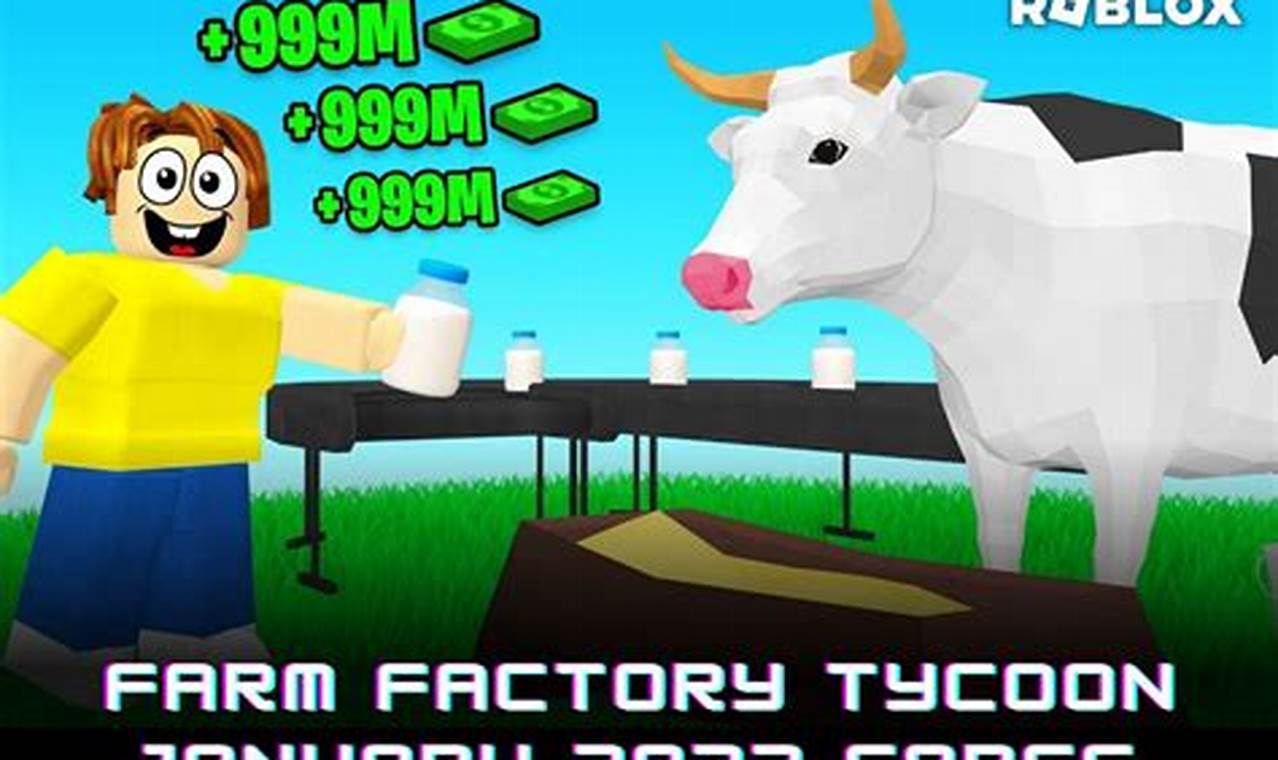 Farm Factory Tycoon Codes 2024