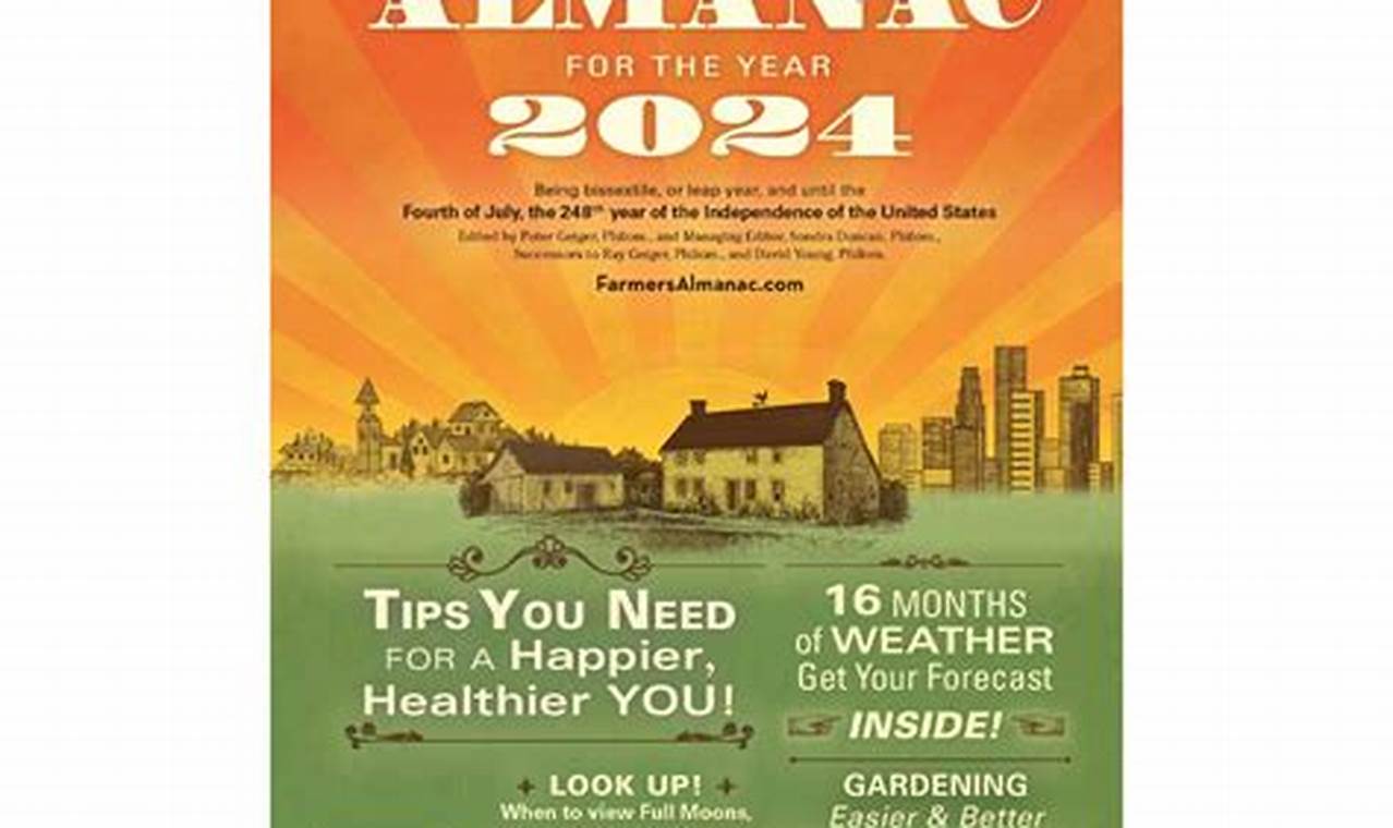 Farmers Almanac 2024 Calendars For Sale