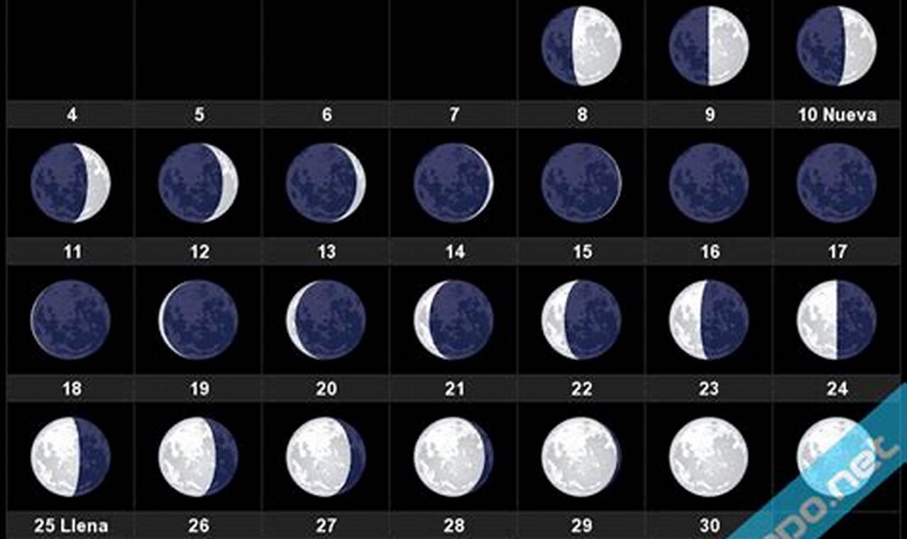 Fases Lunares Marzo 2024