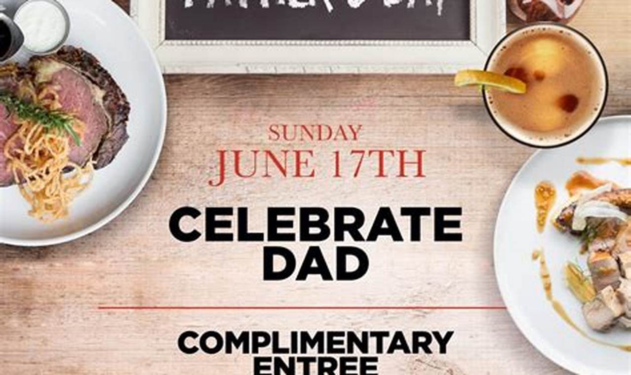 Father's Day Restaurant Specials 2024 Near Me
