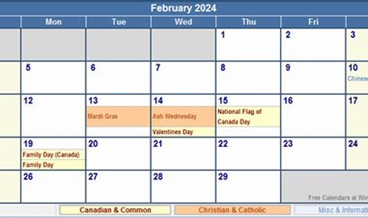 February 24 2024 Holiday