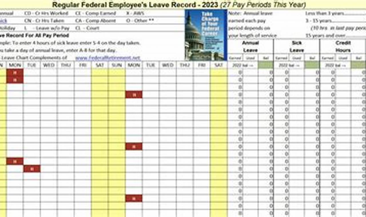 Federal Employee Leave Calendar