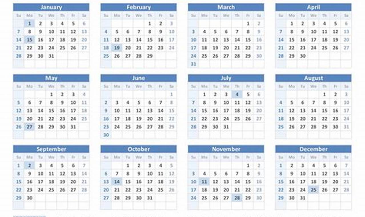 Federal Holiday Calendar 2024 Printable