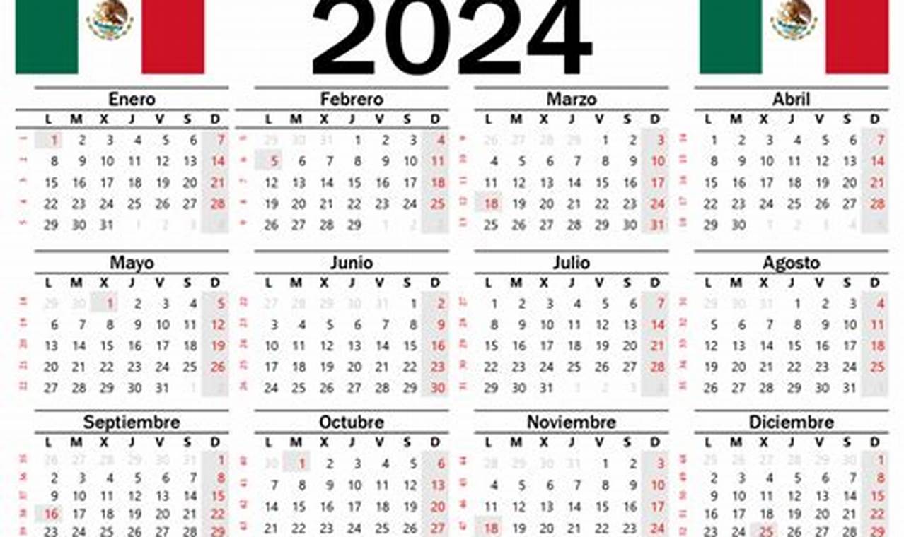 Festivos 2024 Mexico