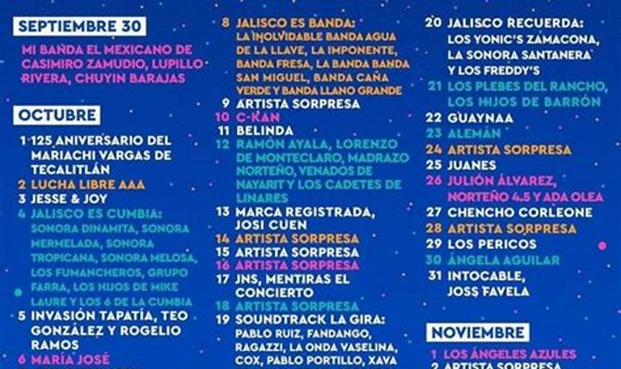 Fiestas De Octubre En Guadalajara 2024