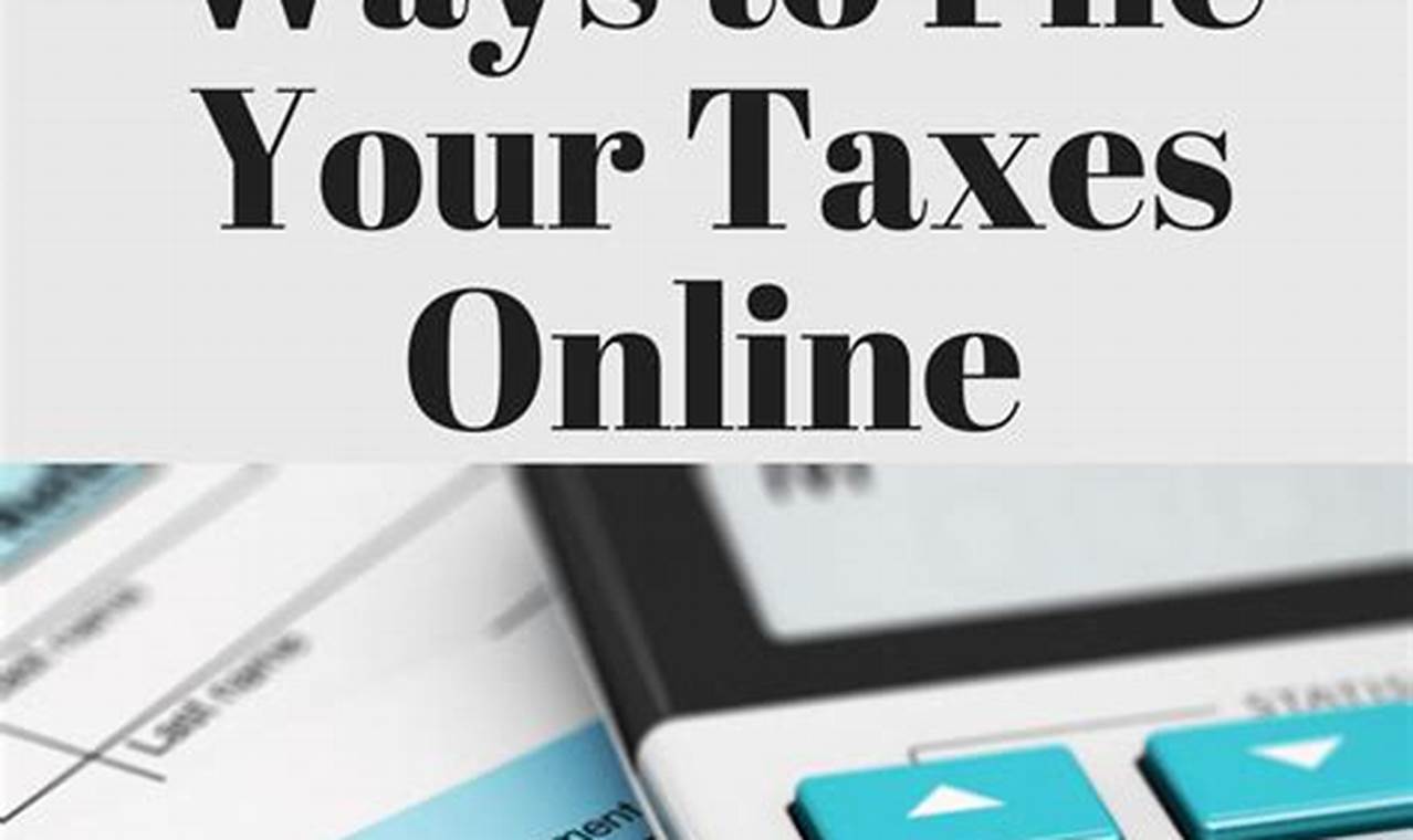 File Taxes Free Online 2024