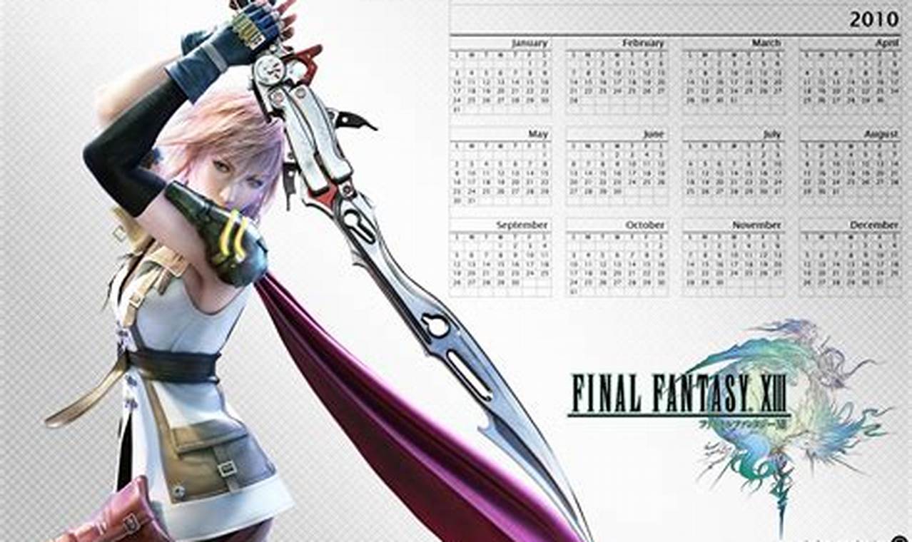 Final Fantasy Calendar