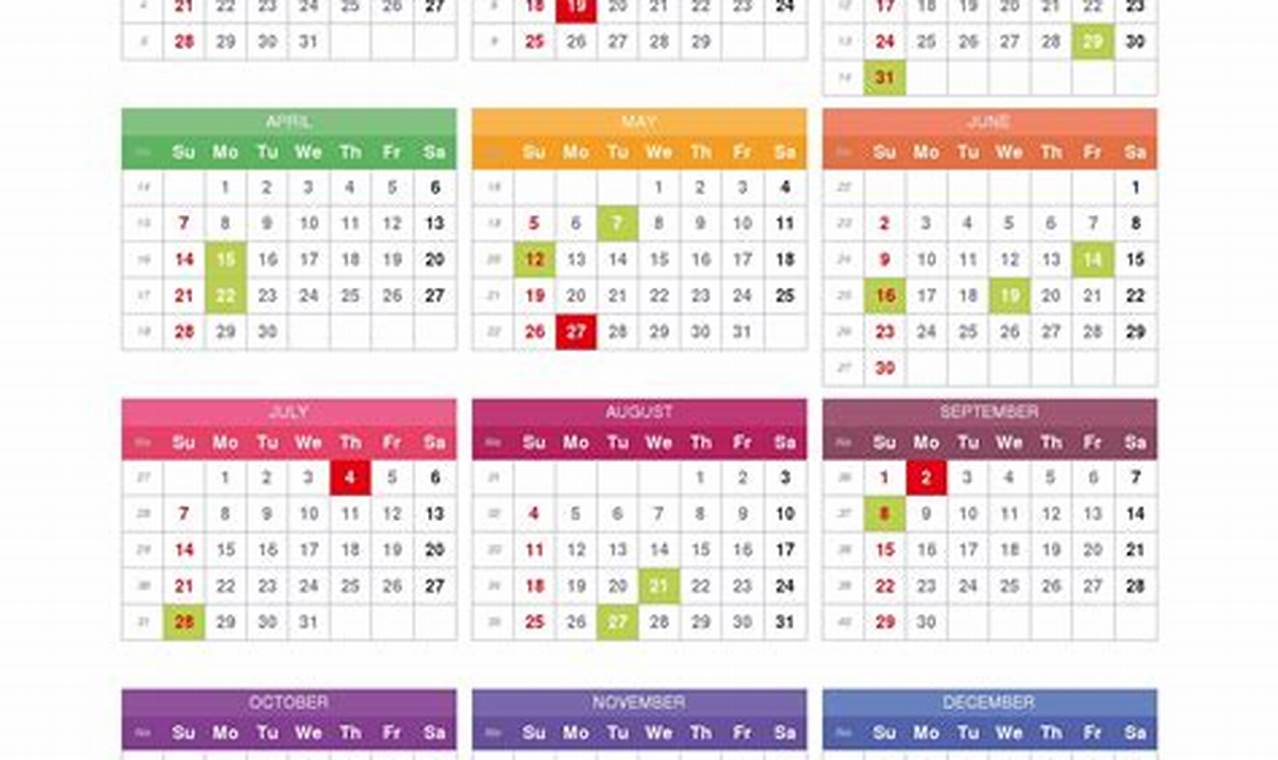 Financial Events Calendar 2024