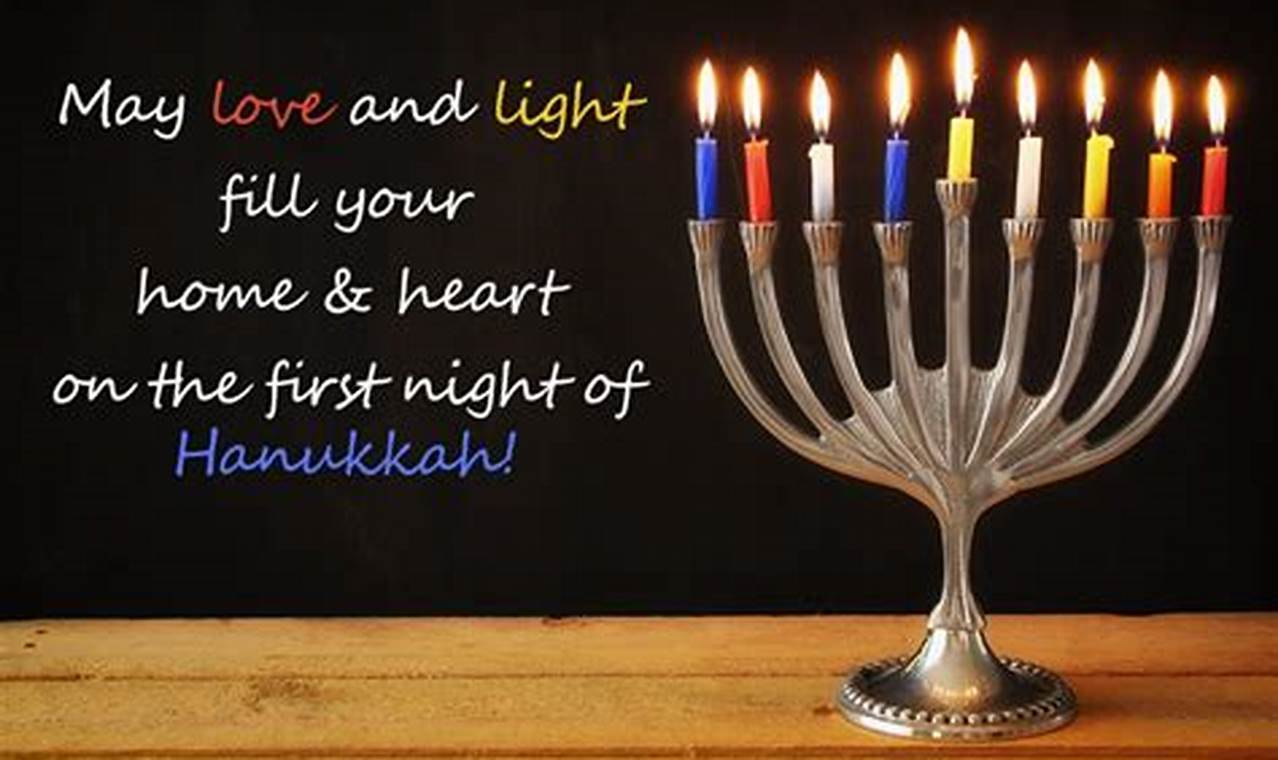 First Light Of Hanukkah 2024