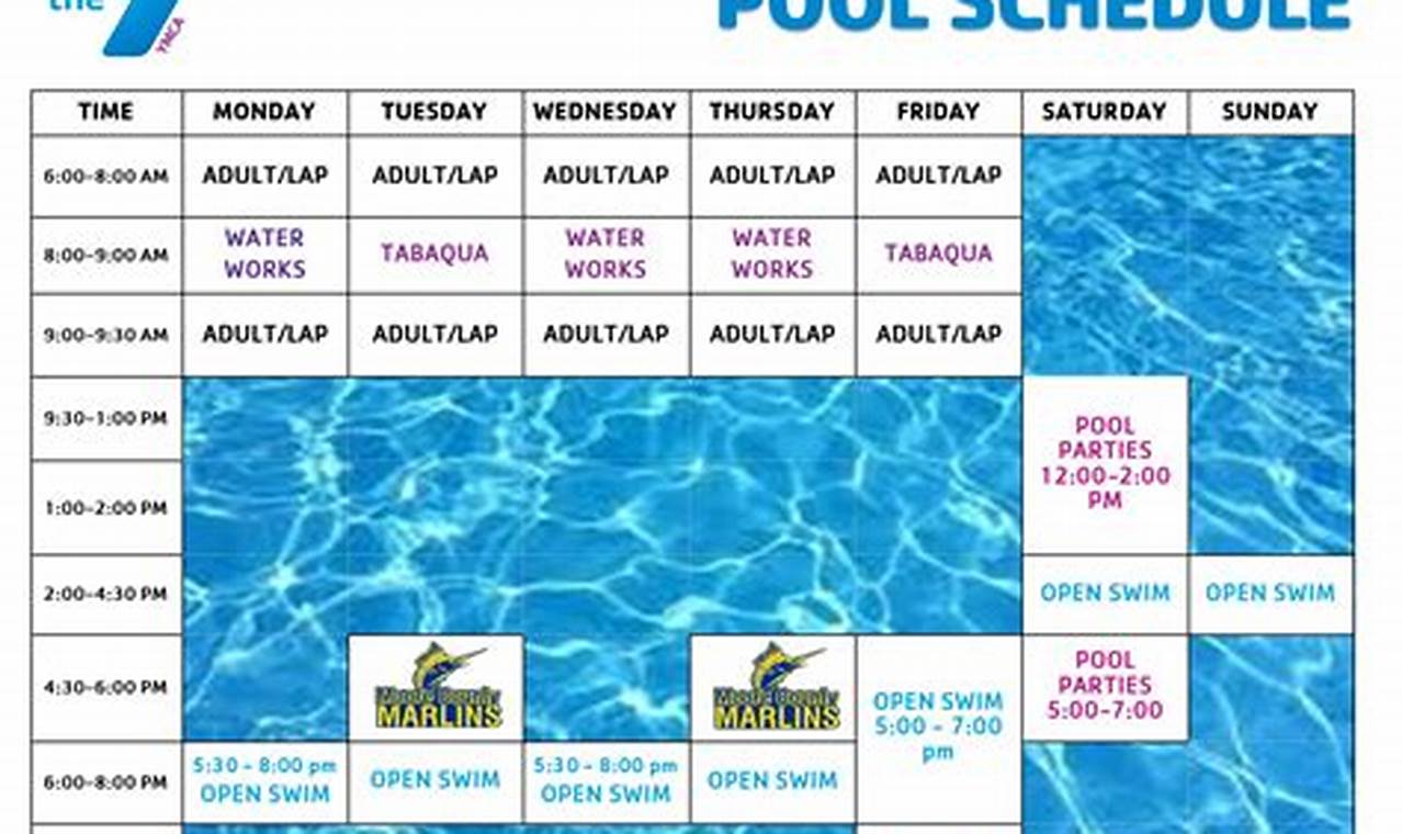 Firstenburg Pool Schedule 2024