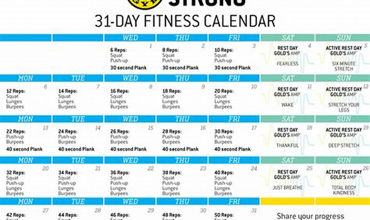 Fit Calender 2024