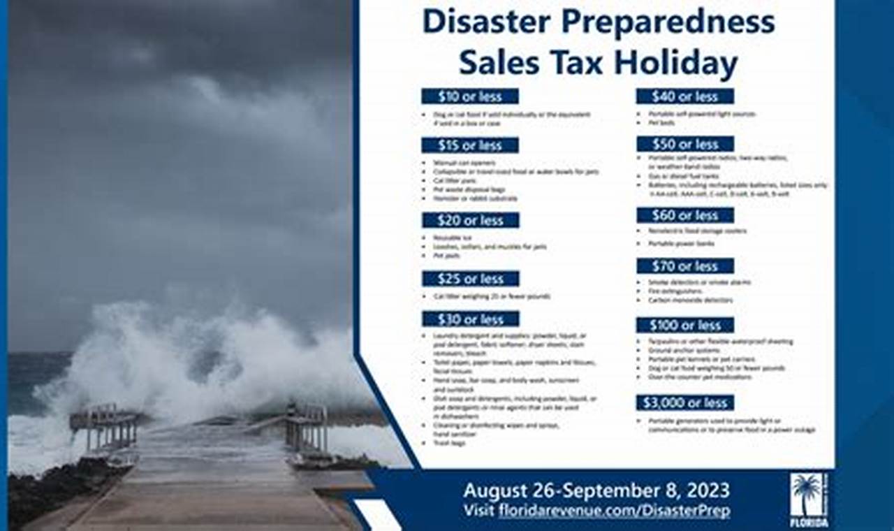 Florida Disaster Preparedness Sales Tax Holiday 2024