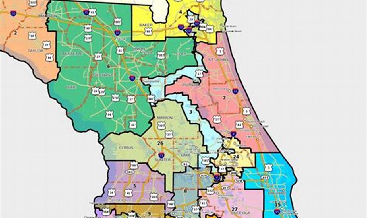 Florida State House District Map 2024