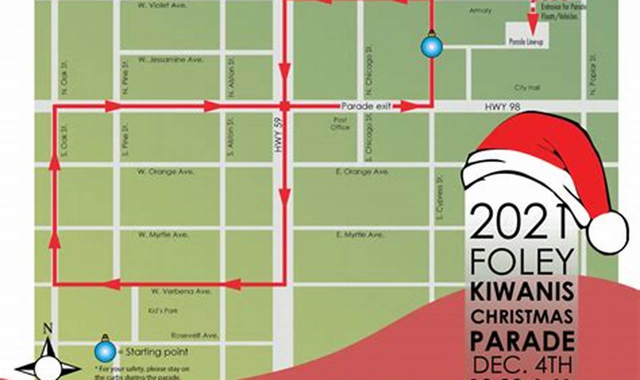 Foley Parade Route 2024