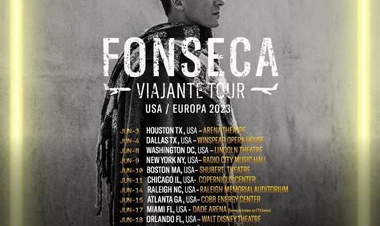 Fonseca Tour 2024 Usa