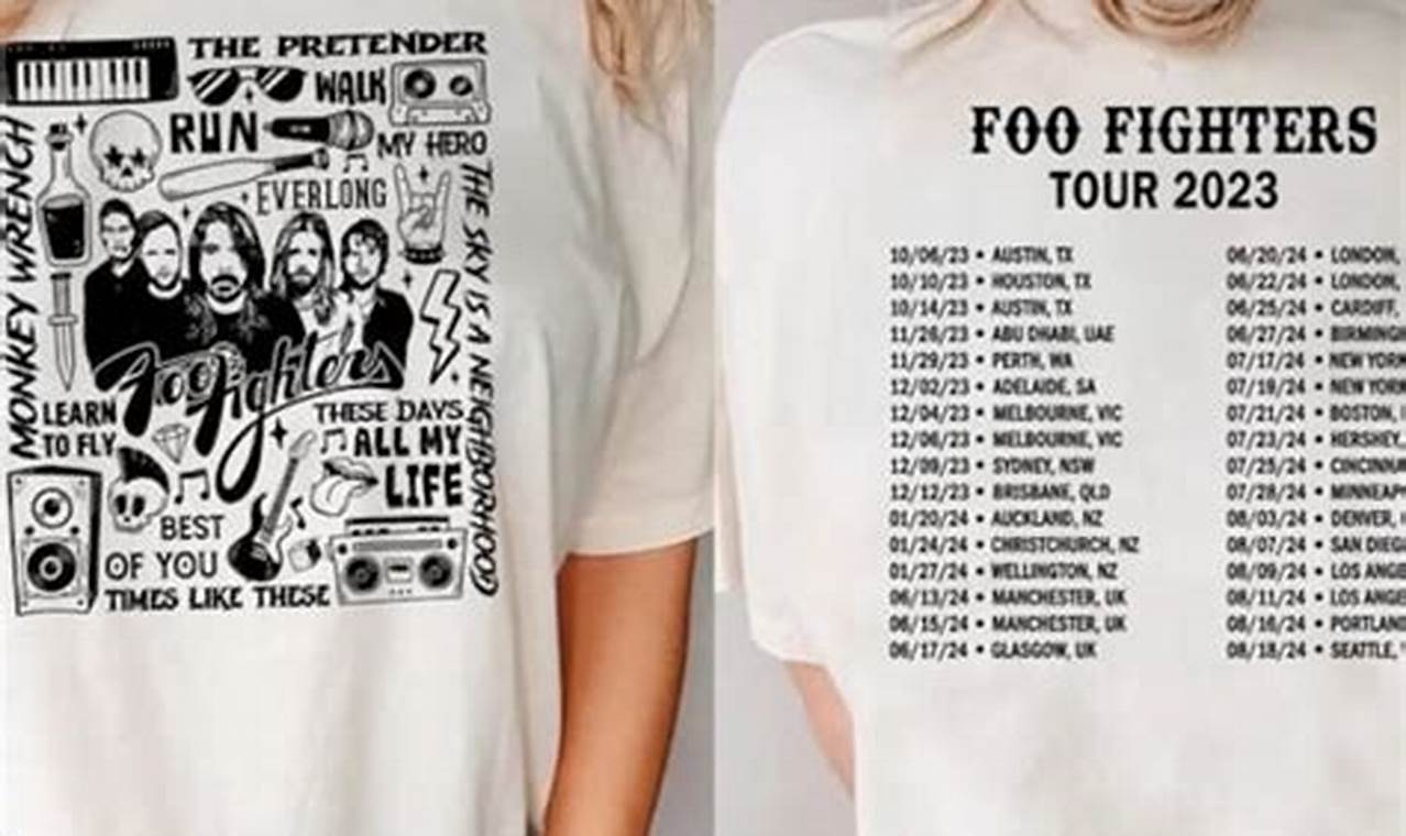 Foo Fighters Tour Shirt 2024