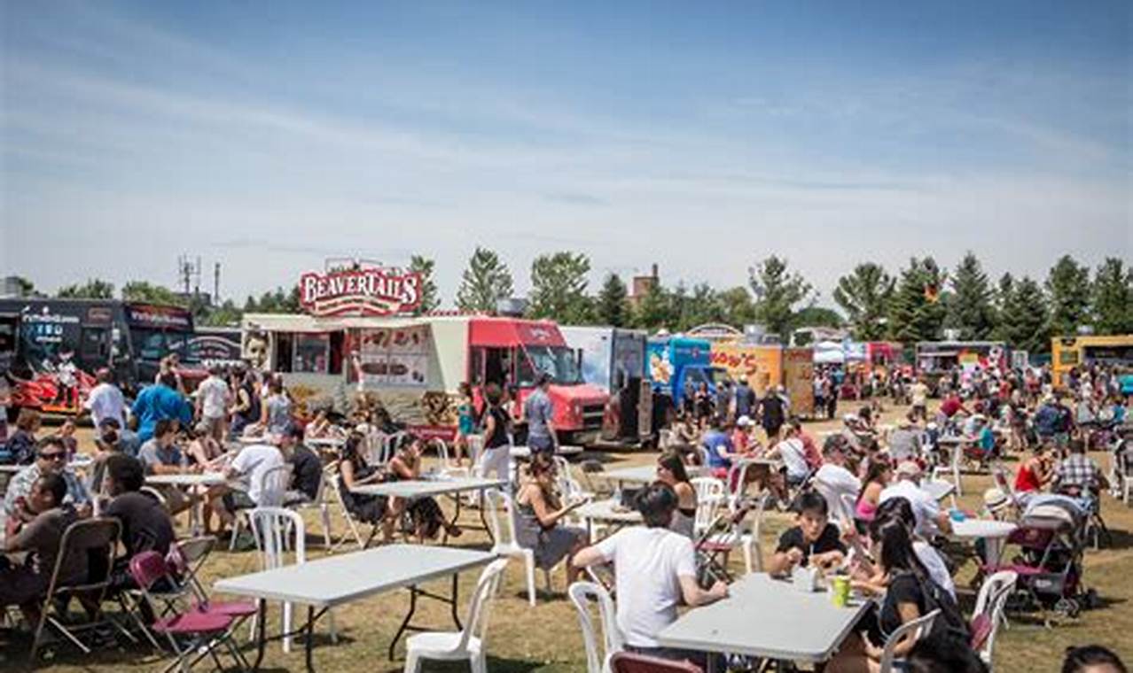 Food Truck At Festival