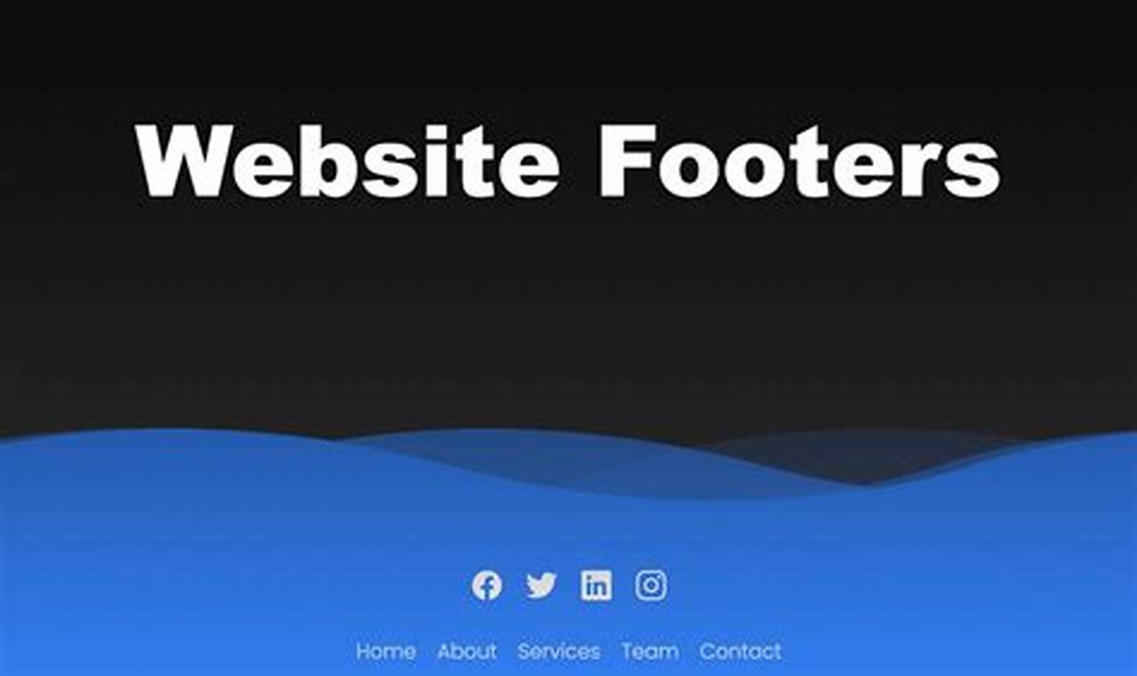 Footer Design 2024 Example