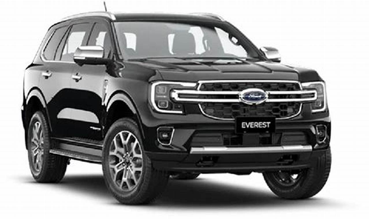 Ford Everest 2024 Black
