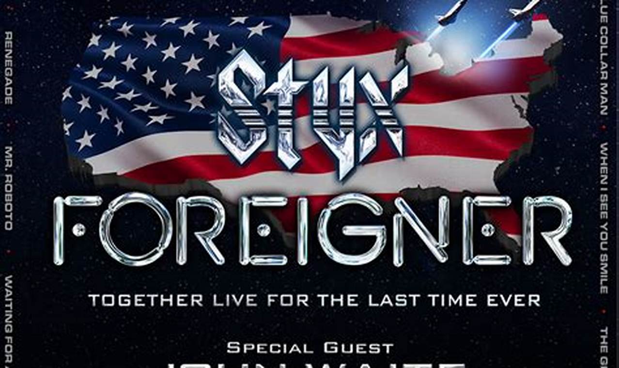 Foreigner Styx Tour 2024 Dates