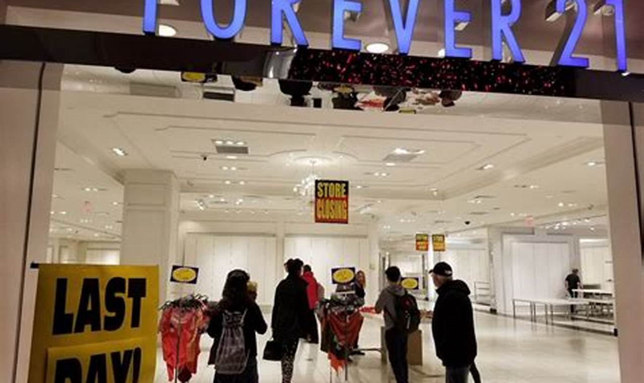 Forever 21 Closing Stores 2024 Listing