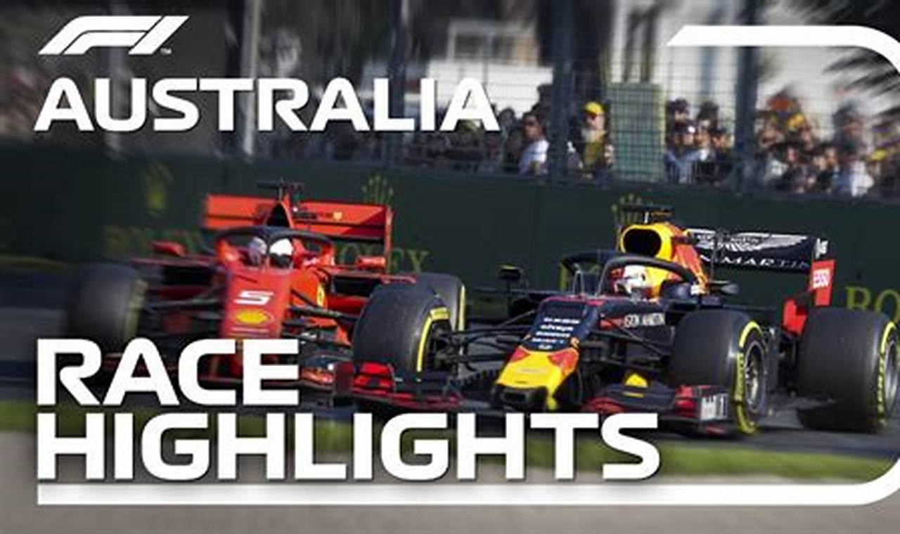 Formula 1 Australia Highlights