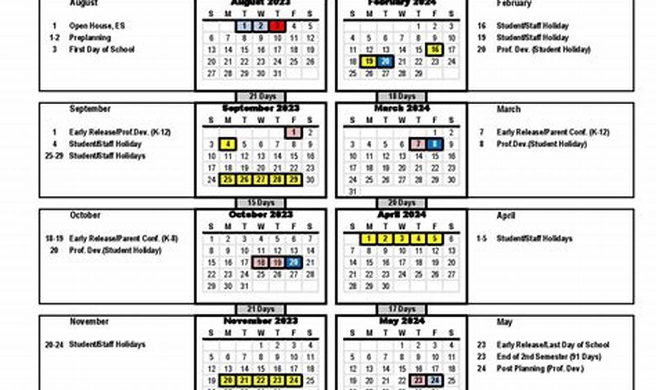 Forsyth Tech Calendar 2024