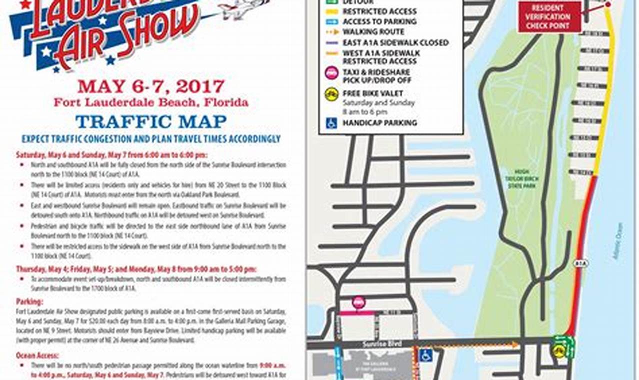 Fort Lauderdale Air Show 2024 Lineup Map