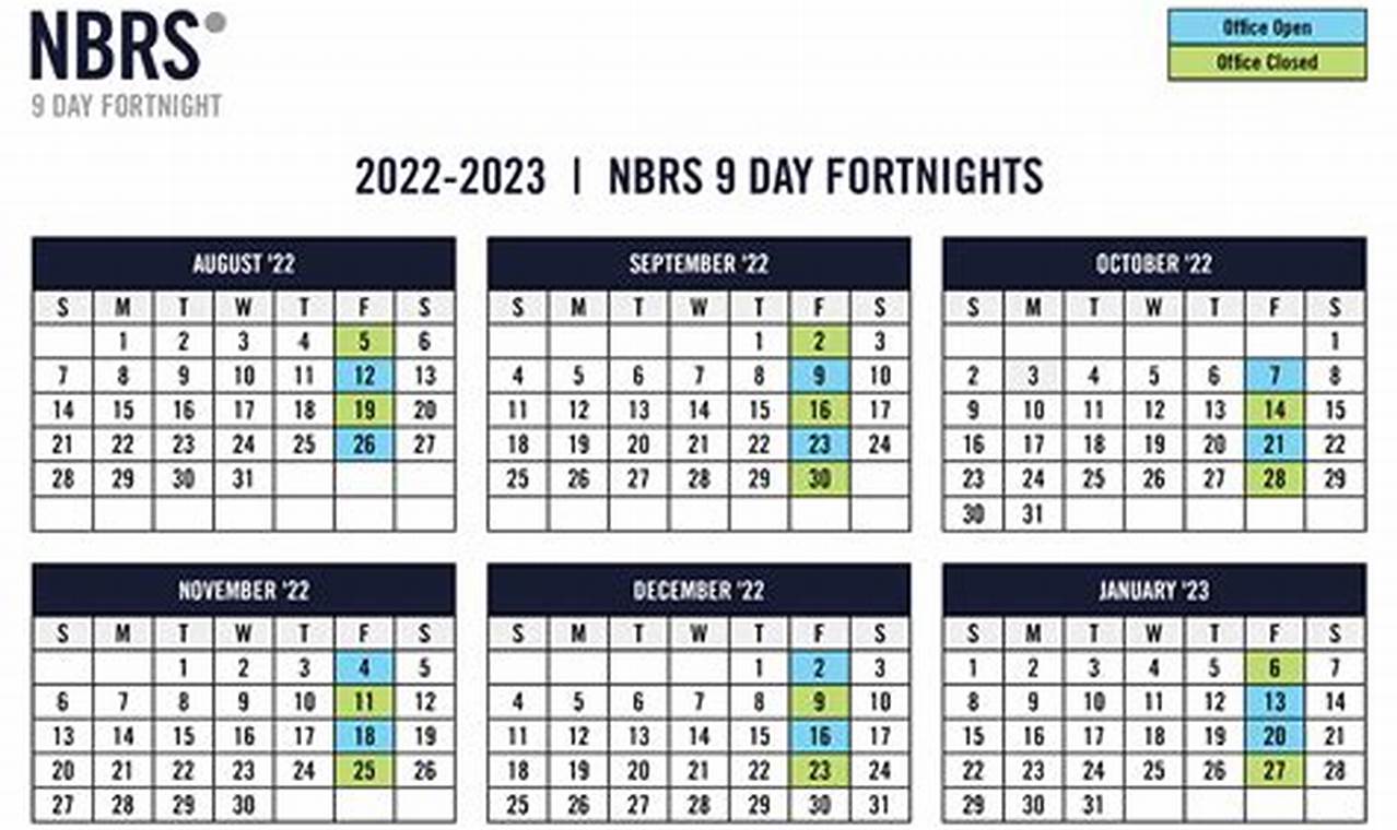 Fortnight Calendar 2024