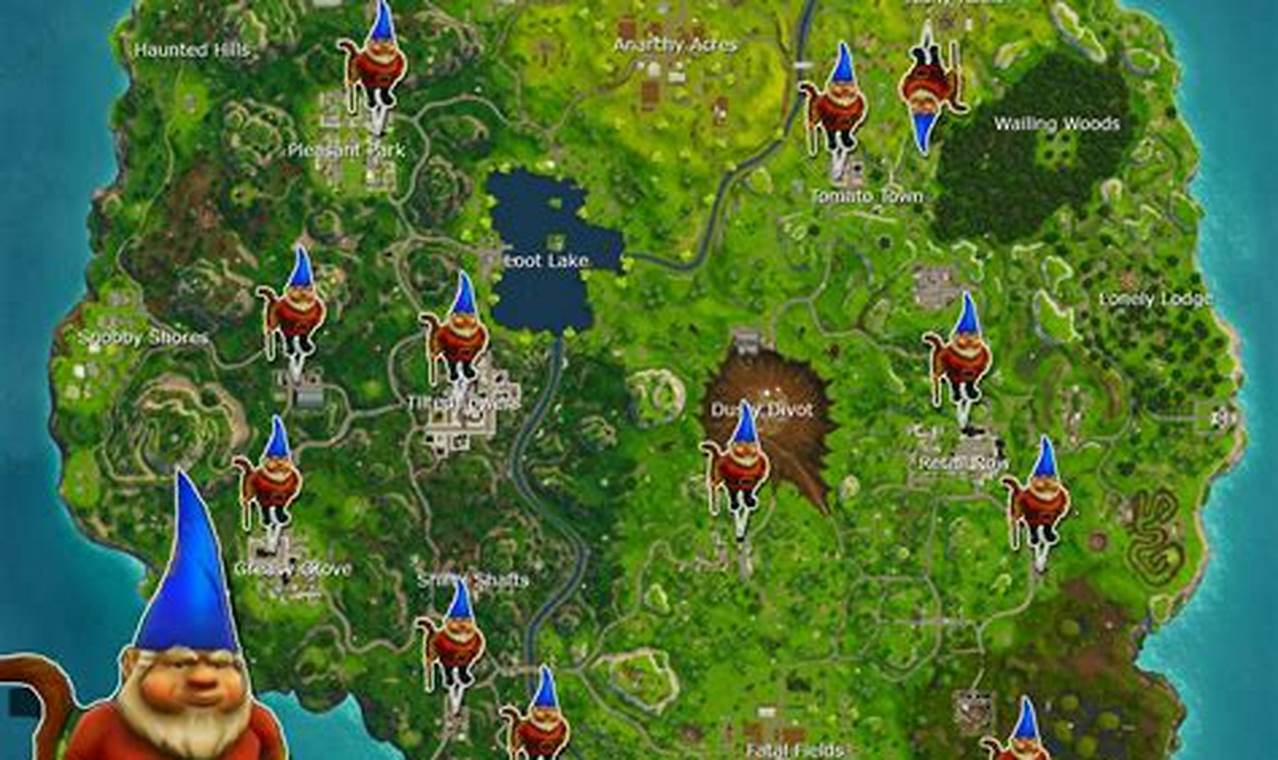 Fortnite Gnome Locations 2024